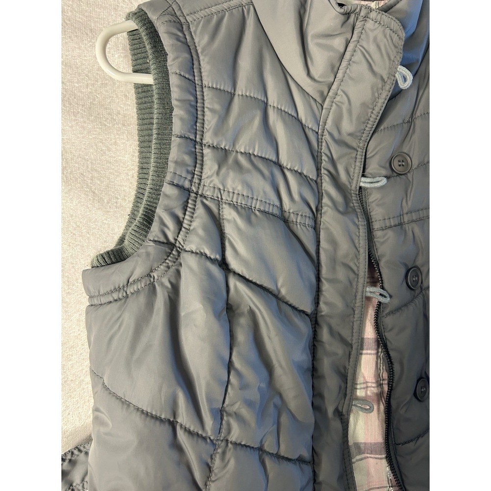 Ashley 26 International Women's Gray Puffer Vest Large - Picture 2 of 8
